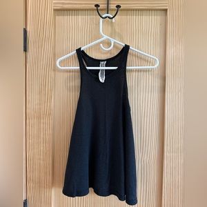 Free People trapeze tank, black, size S